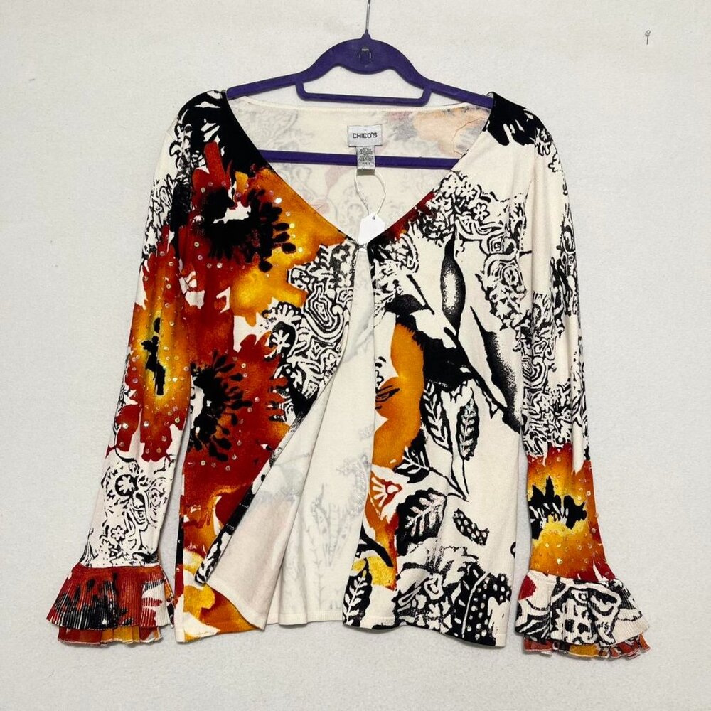 Vintage fairy long sleeve top sweater cardigan